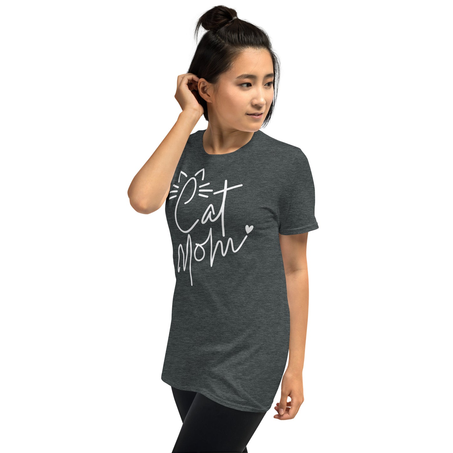 Short-Sleeve Cat Mom T-Shirt