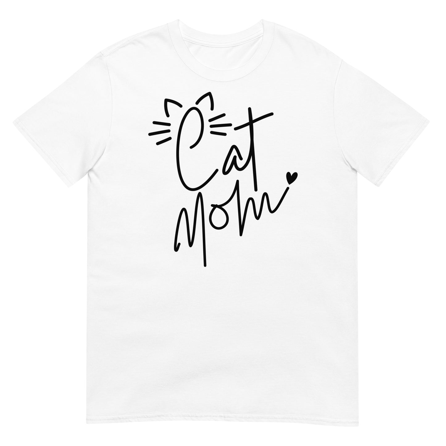 Short-Sleeve Cat Mom T-Shirt