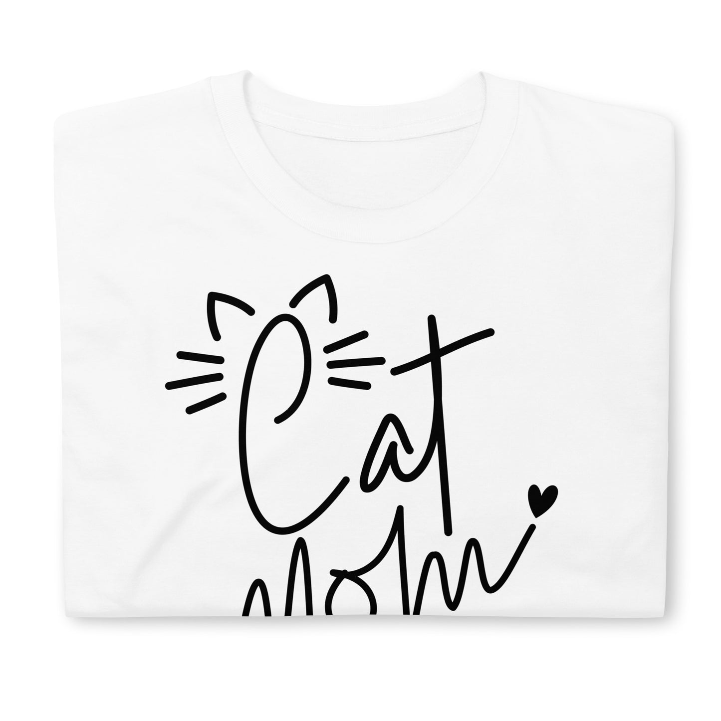 Short-Sleeve Cat Mom T-Shirt