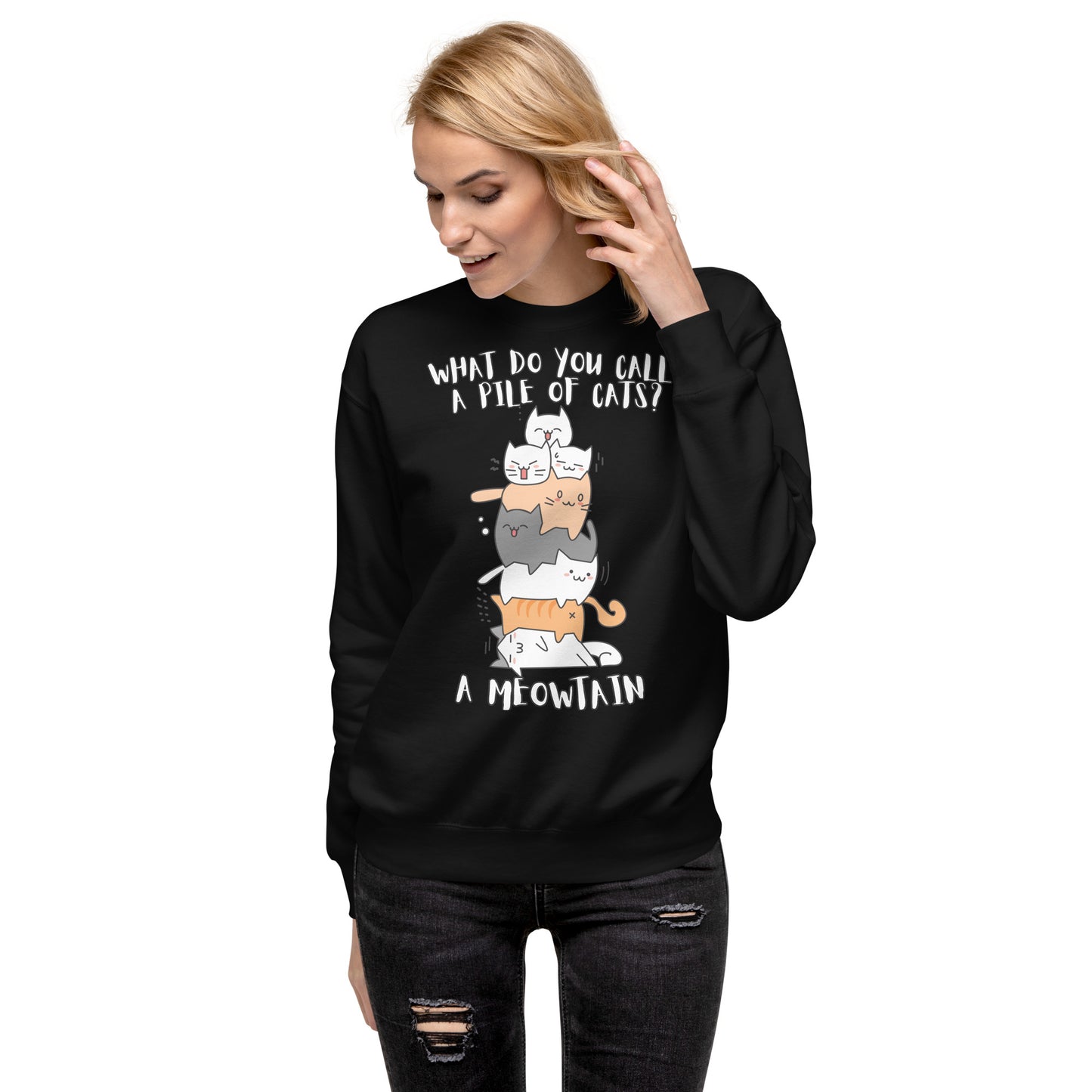 Premium Meowtain Sweatshirt