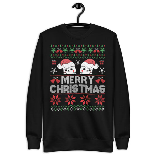 Premium Happy Kitty Christmas Sweatshirt