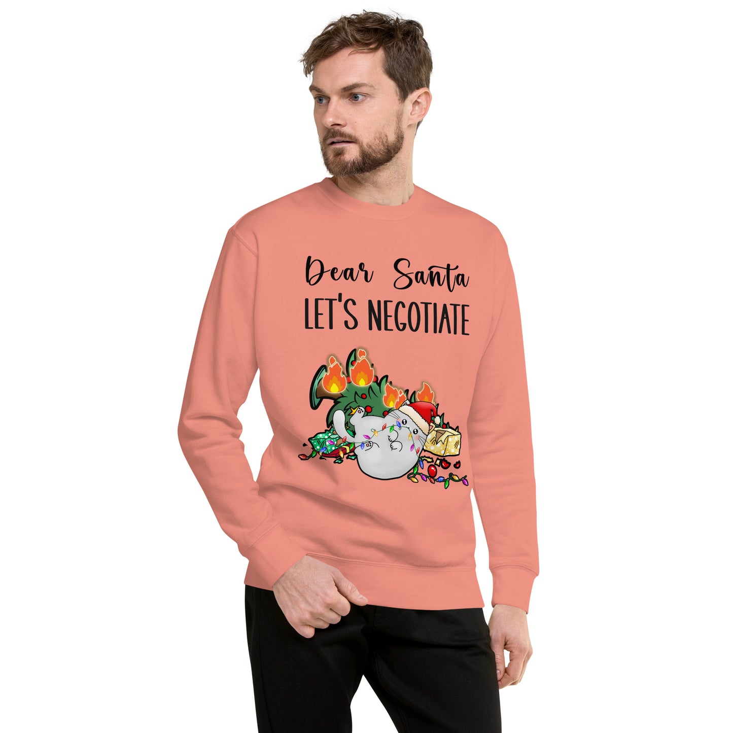 Dear Santa Let's Negotiate Sweatshirt