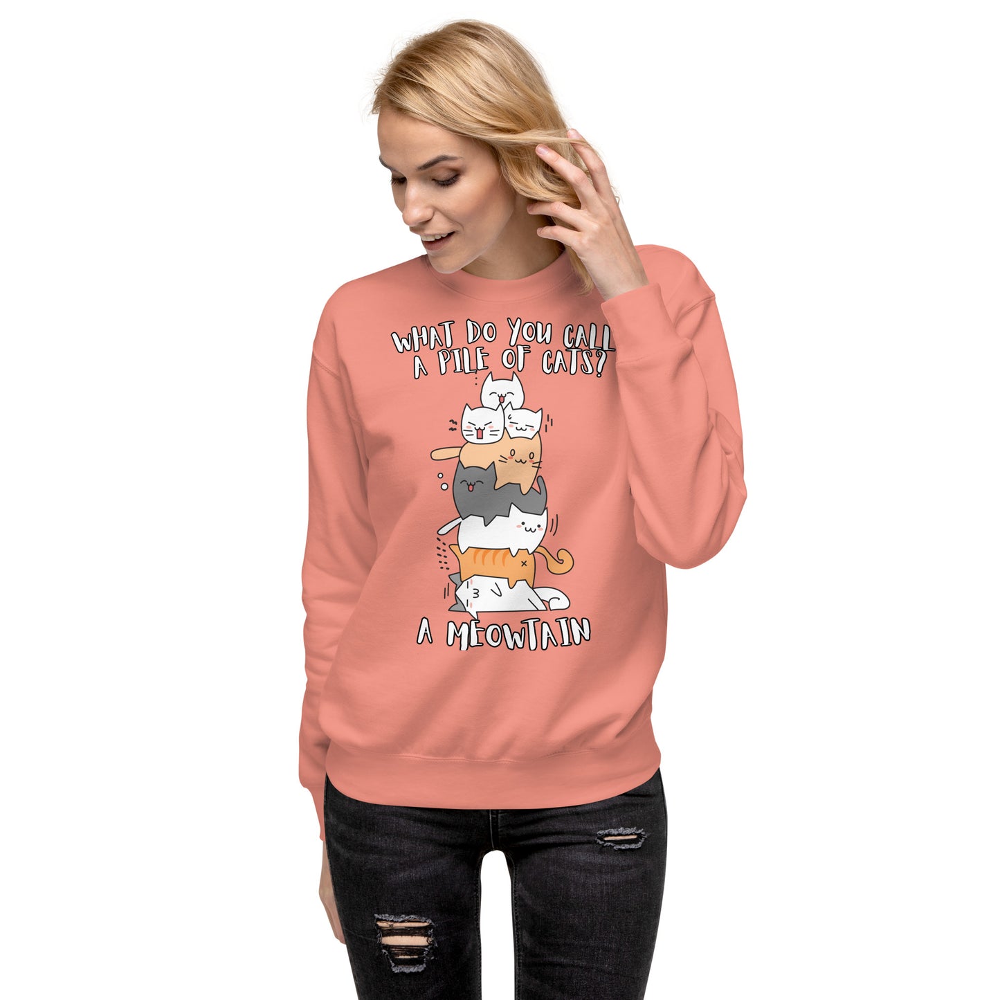 Premium Meowtain Sweatshirt