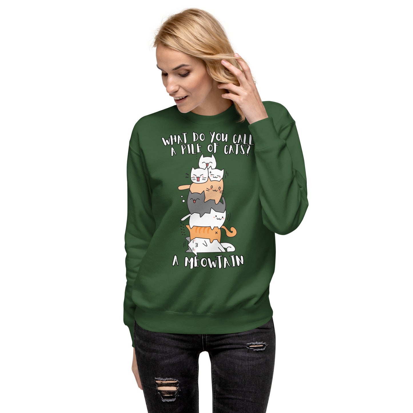 Premium Meowtain Sweatshirt