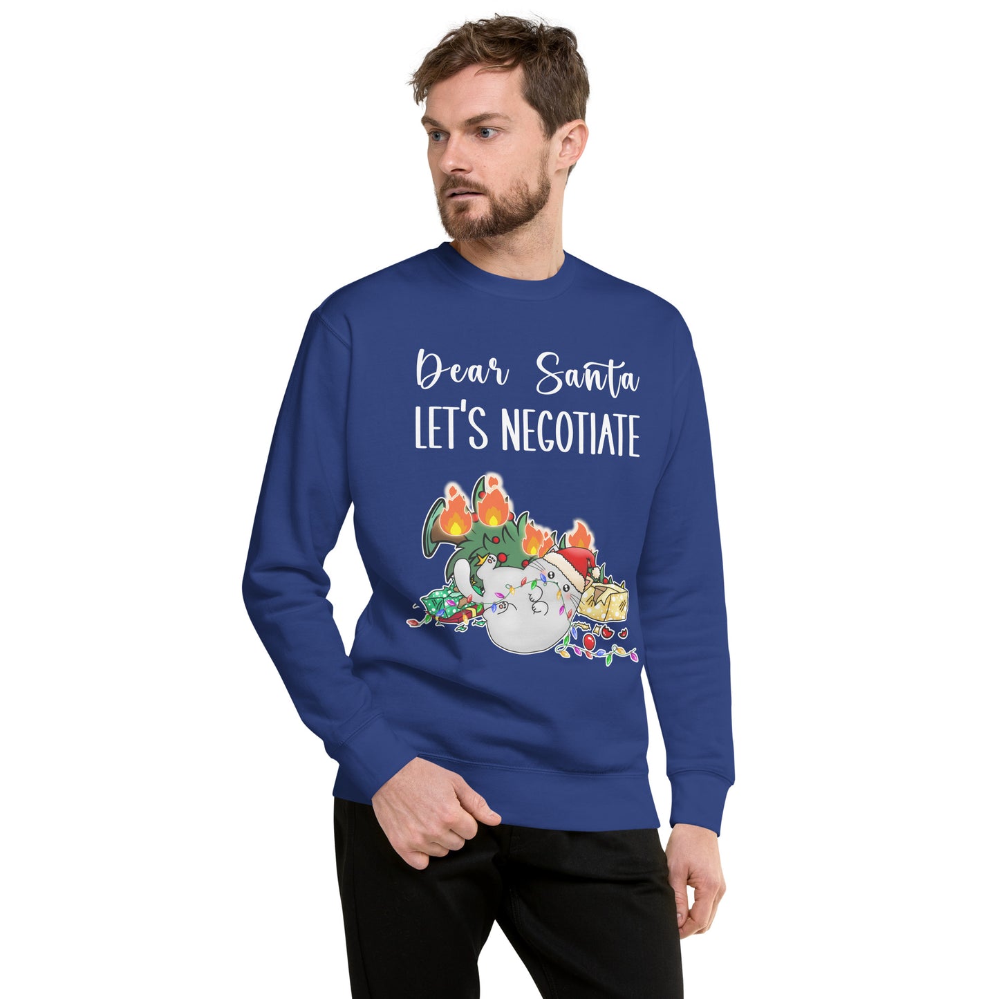 Dear Santa Let's Negotiate Sweatshirt