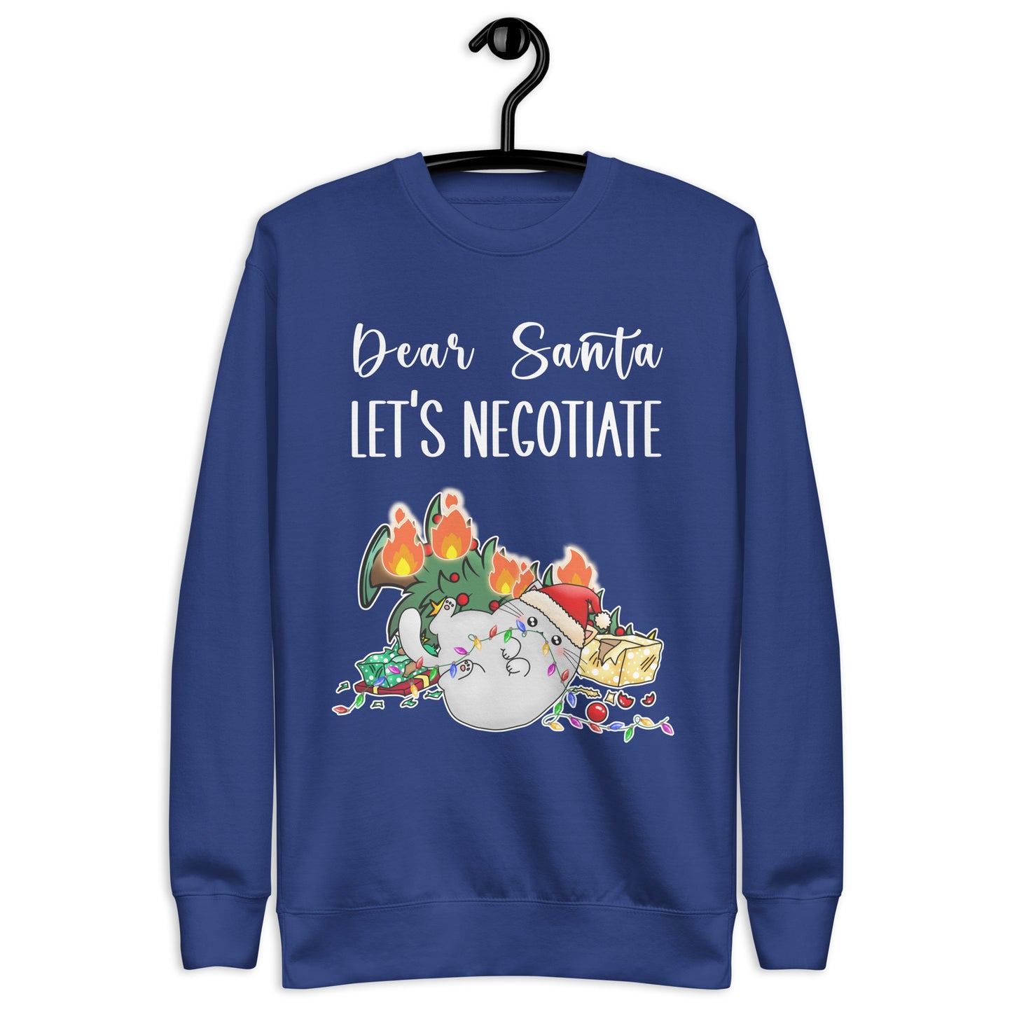 Dear Santa Let's Negotiate Sweatshirt