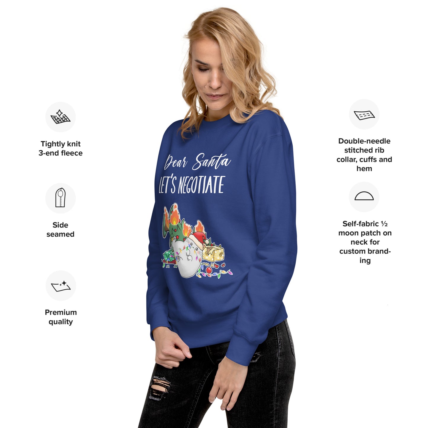 Dear Santa Let's Negotiate Sweatshirt