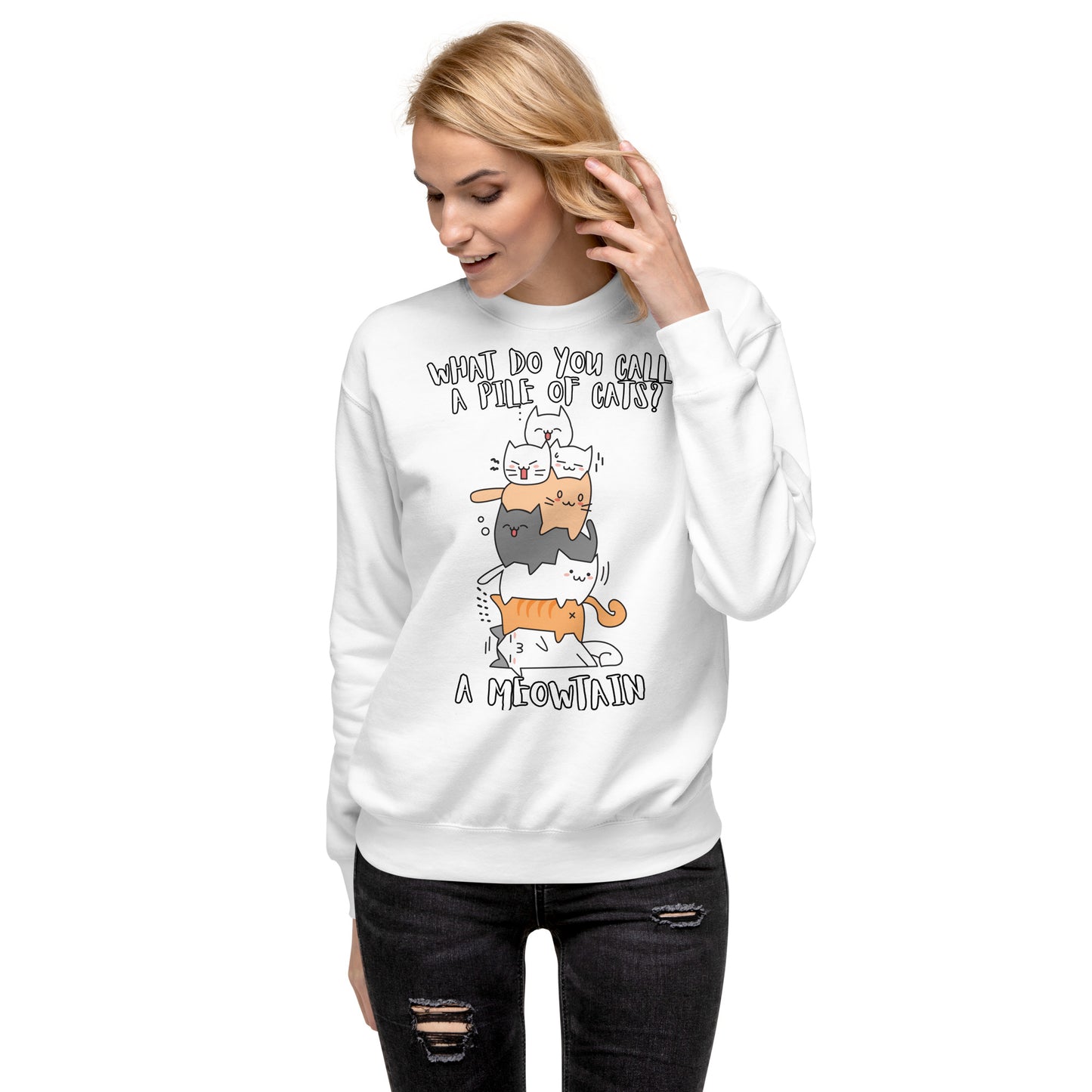 Premium Meowtain Sweatshirt